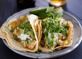 Fish Tacos With Creamy Avocado Slaw