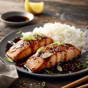 Soy Ginger Baked Salmon