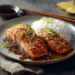 Soy Ginger Baked Salmon – Easy Asian Marinade Recipe - Thefoodiebunch Soy Ginger Baked Salmon