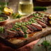 Grilled Flank Steak With Chimichurri &Amp; Charred Lemon