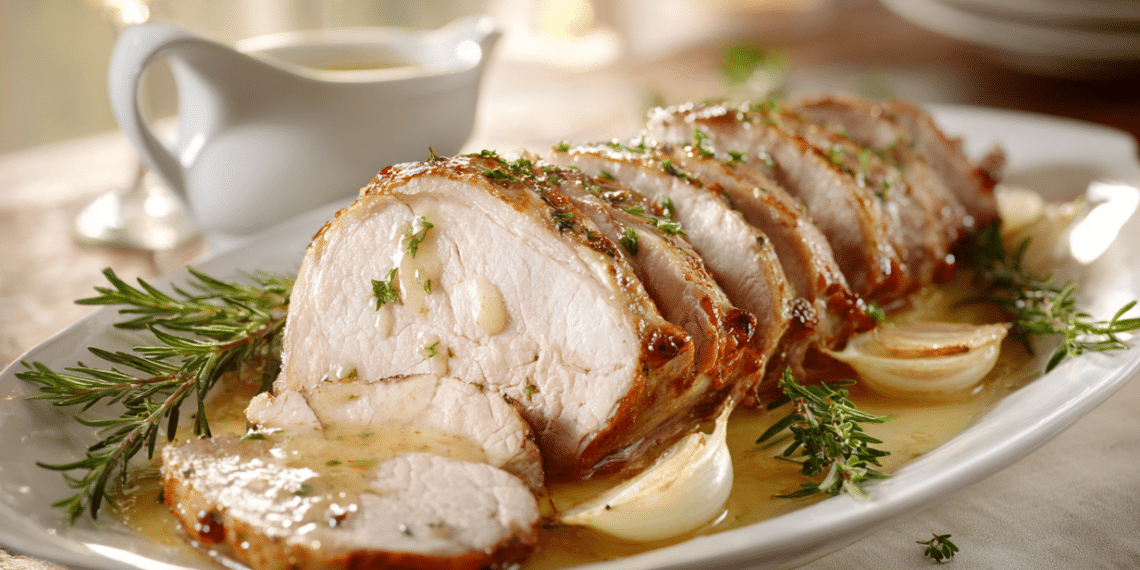 French Roast Pork Loin — Classic Bone-In Oven Recipe - Thefoodiebunch French Roast Pork Loin — Classic Bone-In Oven Recipe