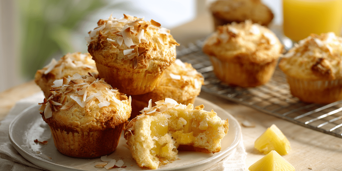 Pineapple Coconut Muffins (Gluten-Free)