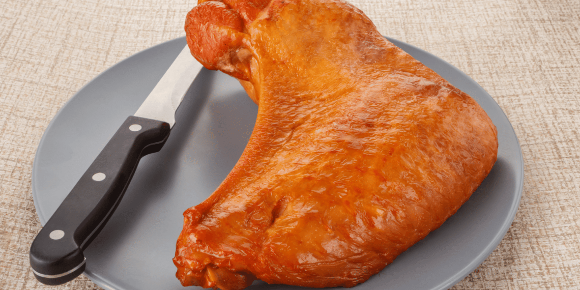 Slow-Cooked Turkey Wings With Mushroom Gravy And Vegetables