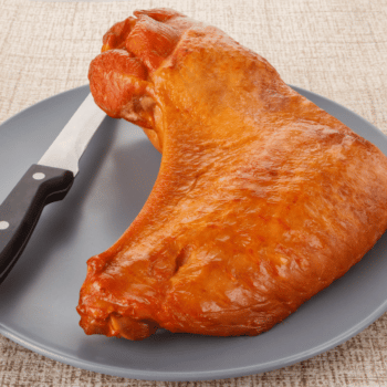 Slow-Cooked Turkey Wings With Mushroom Gravy And Vegetables