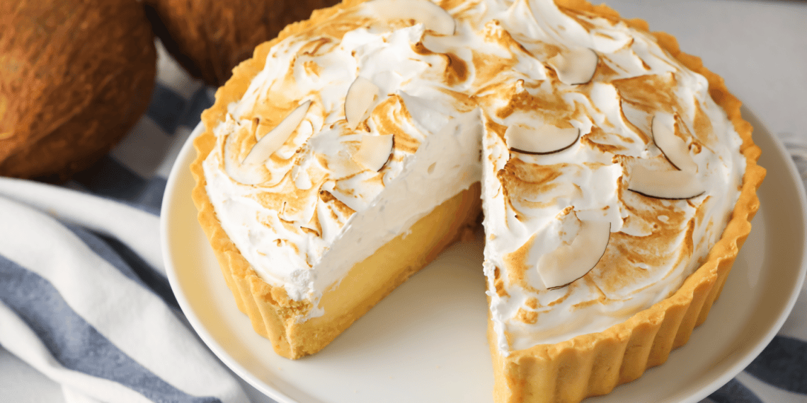 Crumbly Coconut Pie - Thefoodiebunch Coconut Pie