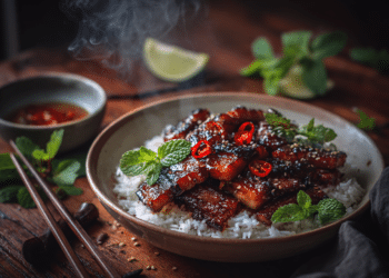 Caramelised Pork Belly Sticky Asian-Style Recipe