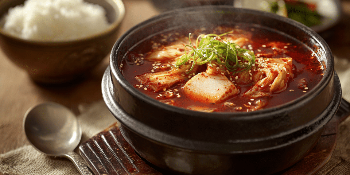 Kimchi Jjigae (Kimchi Pork Belly Stew)