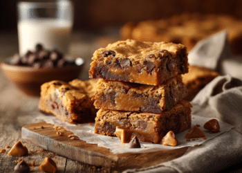 Butterscotch Chocolate Chip Blondies (Chewy &Amp; Easy)