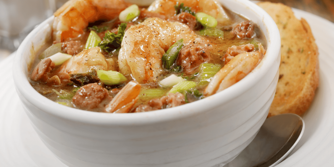 Amazing Crockpot Shrimp Gumbo