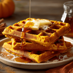 Pumpkin Waffles Recipe — Fluffy, Spiced &Amp; Easy