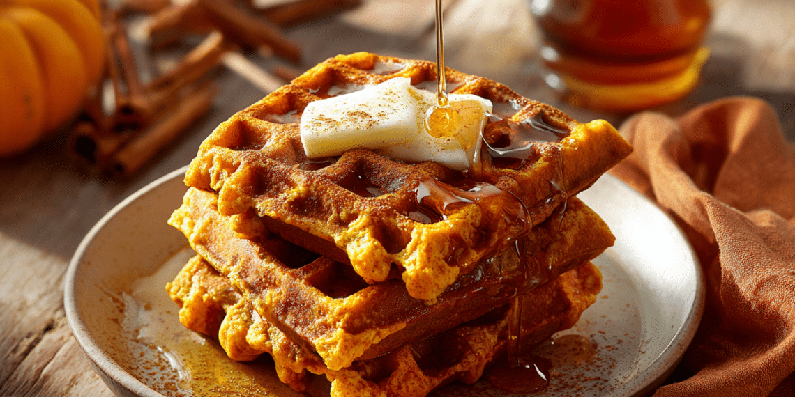 Pumpkin Waffles Recipe — Fluffy, Spiced &Amp; Easy