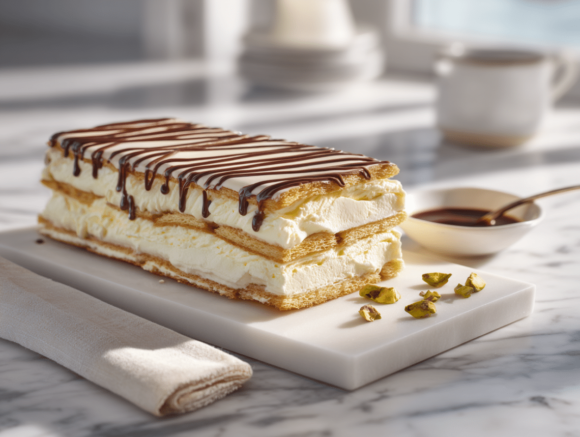 Lady Fingers Eclair – Easy No-Bake French Dessert