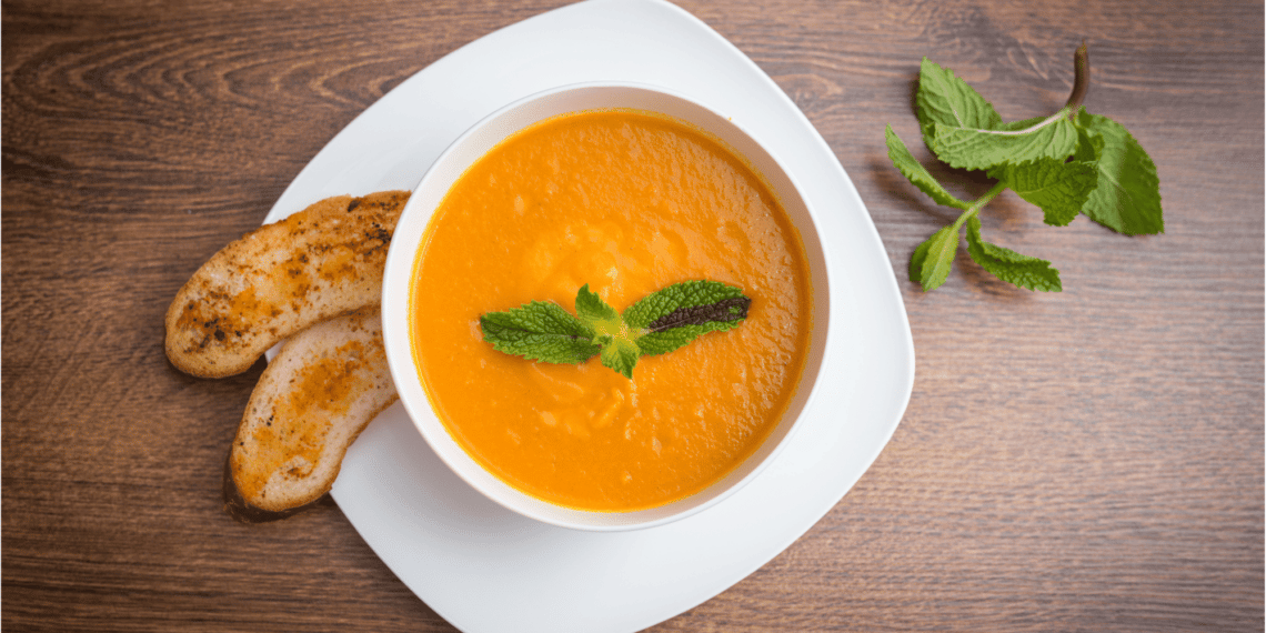 Creamy Curried Lentil-Leek Soup With Coconut Milk