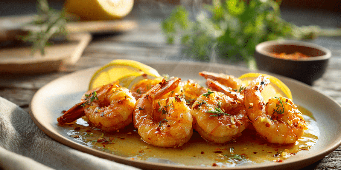 Butterflied Bahian Lemon Shrimp (Brazilian Coconut Marinade)