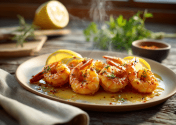 Butterflied Bahian Lemon Shrimp (Brazilian Coconut Marinade)