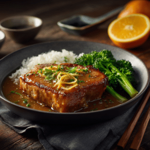 Pan-Fried Pork Steak With Orange Ginger Marinade - Thefoodiebunch Pan-Fried Pork Steak With Orange Ginger Marinade
