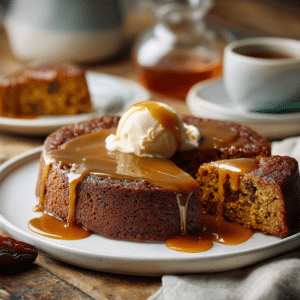 Sticky Date Cake With Butterscotch Sauce