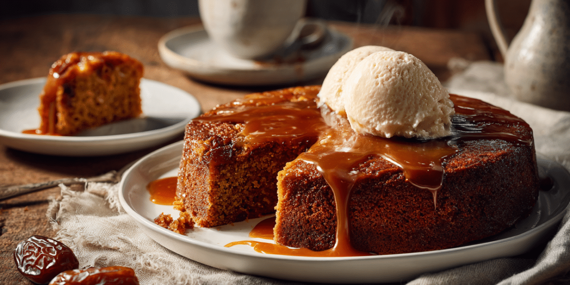 Sticky Date Cake With Butterscotch Sauce