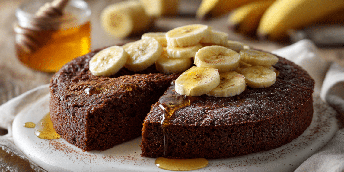 Honey Banana Cocoa Cake – Moist &Amp; Naturally Sweetened