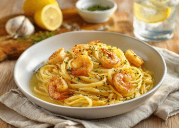 Easy Shrimp Scampi Pasta (No Wine, Ready In 30 Min)
