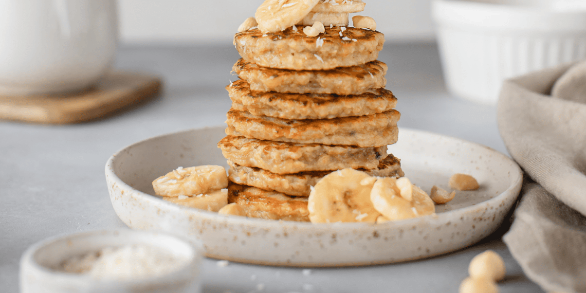 Sweet Banana Oatmeal Pancakes Recipe