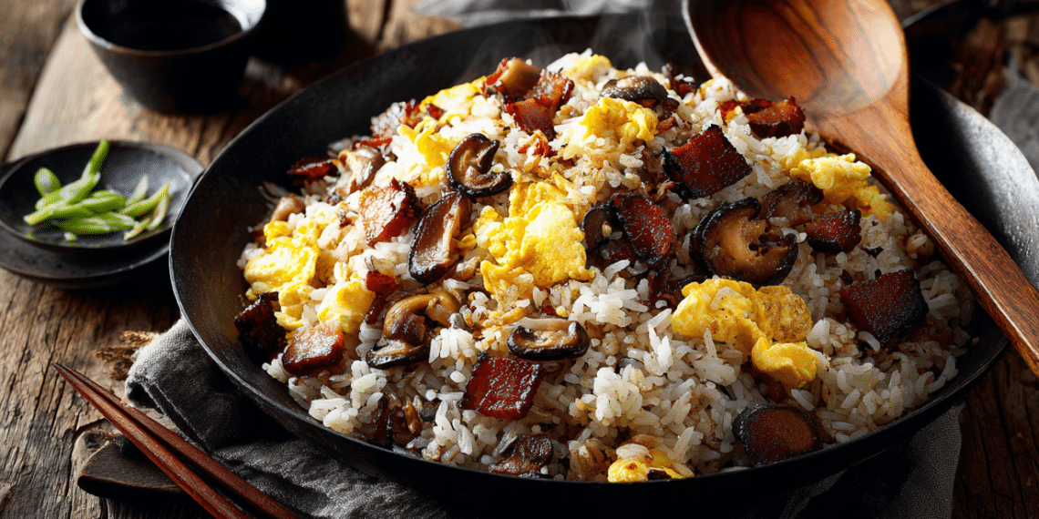 Bacon And Egg Fried Rice (30 Minutes, 5 Ingredients)