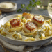 Creamy Fettuccine With Seared Scallops