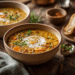 Creamy Curried Lentil Leek Soup With Coconut Milk
