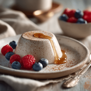 Paleo Vanilla Cinnamon Panna Cotta (Easy 6-Ingredient)