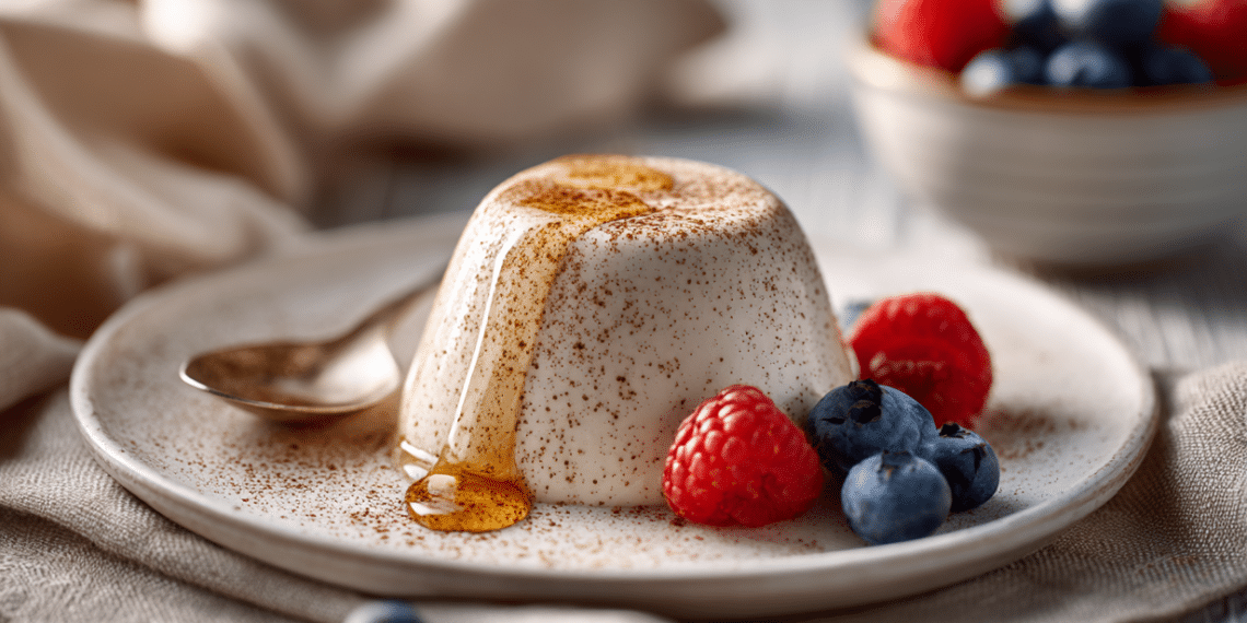 Paleo Vanilla Cinnamon Panna Cotta (Easy 6-Ingredient)