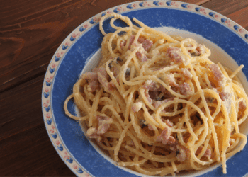 Creamy Breakfast Pasta Alla Carbonara Recipe
