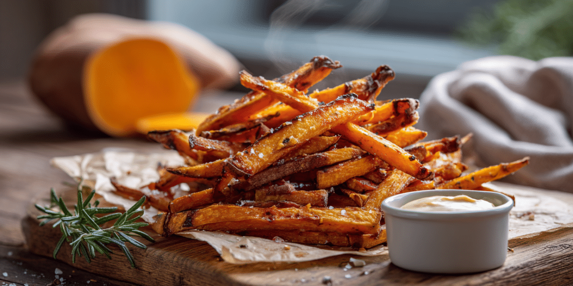 Crispy Baked Sweet Potato Fries (Easy 25-Minute Recipe)