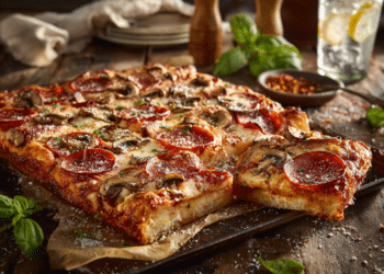 Homemade Pepperoni Pizza Recipe (Crispy Crust)
