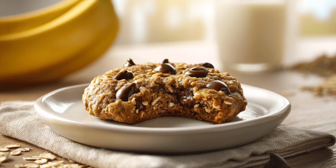 Banana Chocolate Chip Breakfast Cookie (Ready In 5 Min)
