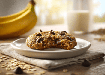 Banana Chocolate Chip Breakfast Cookie (Ready In 5 Min)