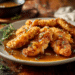 Crunchy Chicken Tenders With Caramelized Onion Gravy
