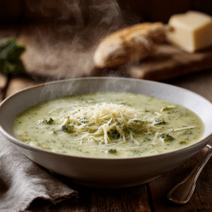 Creamy Broccoli Potato Gruyere Soup (One-Pot)