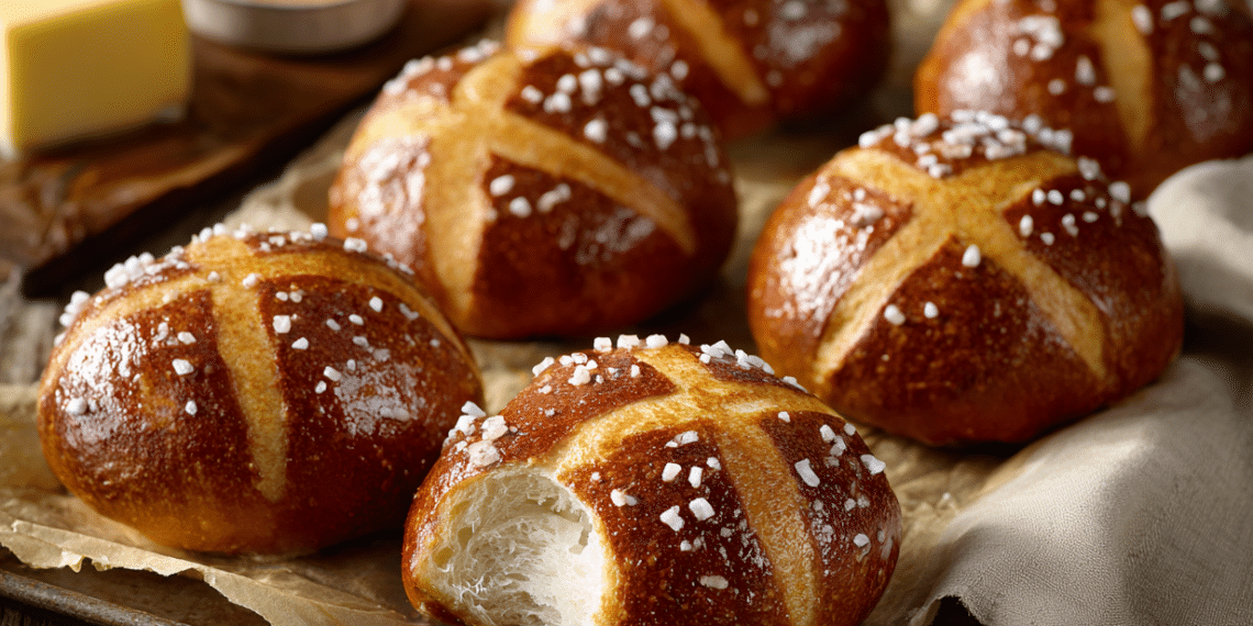 Homemade German Pretzel Rolls