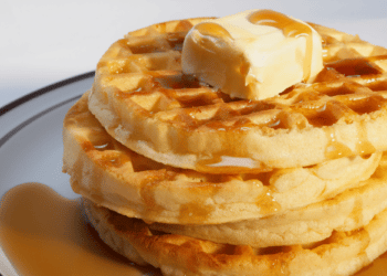 Savoury Garlic Butter Cheese Waffles Recipe