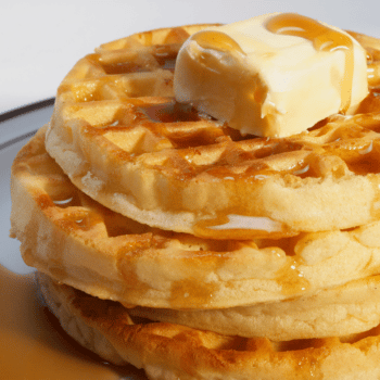 Savoury Garlic Butter Cheese Waffles Recipe