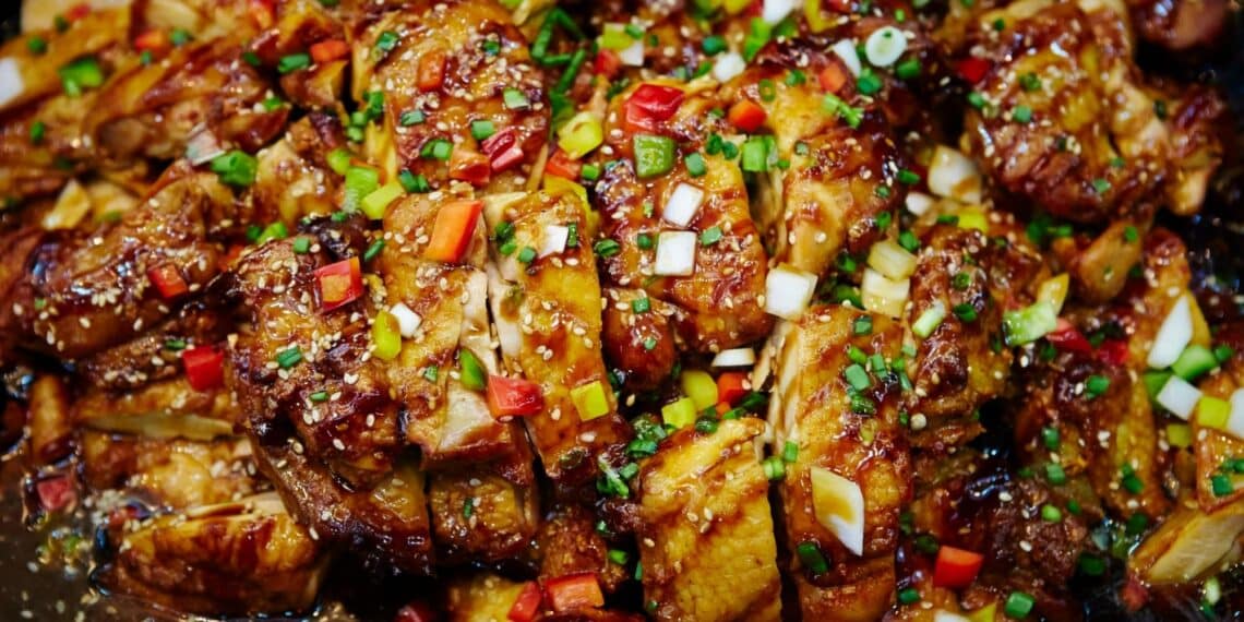 Healthy Habanero Honey Balsamic Chicken