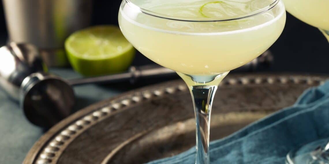 Alcoholic Lime And Gin Gimlet