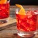 Homemade Boozy Negroni Cocktail
