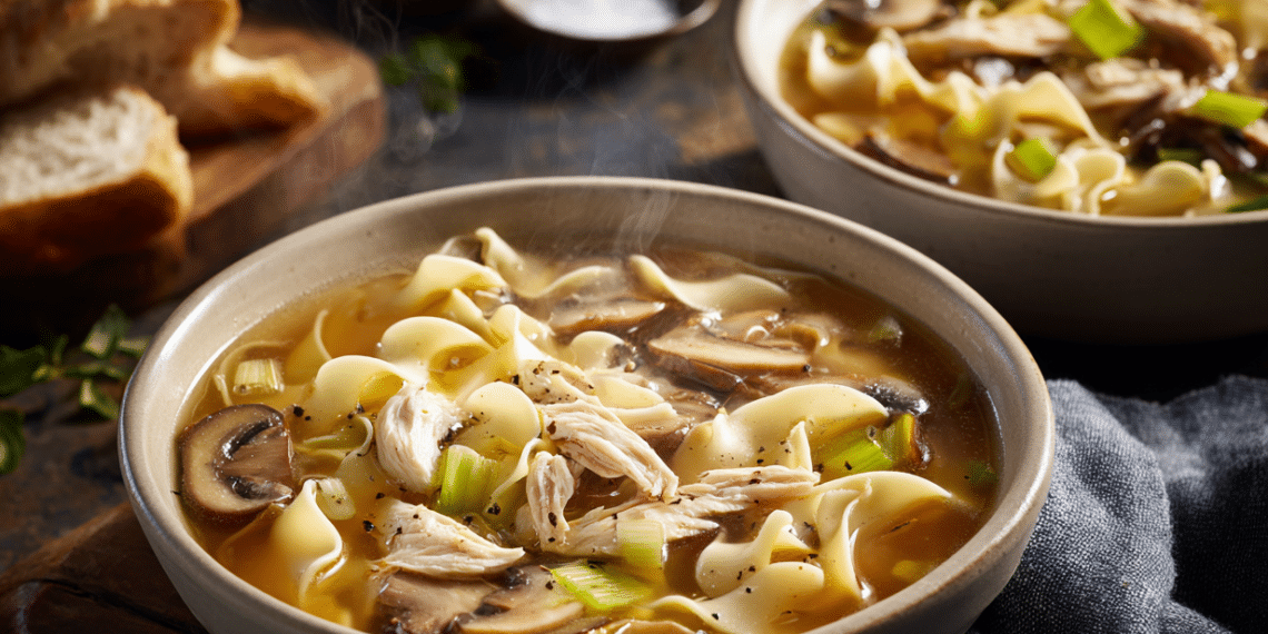 Hearty Chicken Noodle Soup Recipe (Ready In 40 Min) - Thefoodiebunch Hearty Chicken Noodle Soup Recipe (Ready In 40 Min)