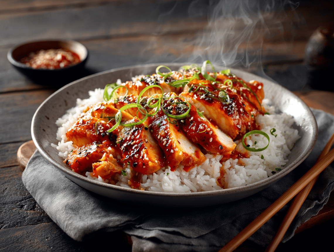 Sriracha Glazed Chicken – Quick Spicy Dinner In 40 Min