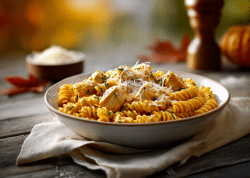 Creamy Chicken Pumpkin Pasta