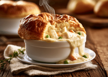 Creamy Chicken Pot Pie With Puff Pastry
