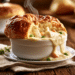 Creamy Chicken Pot Pie With Puff Pastry - Thefoodiebunch Creamy Chicken Pot Pie With Puff Pastry