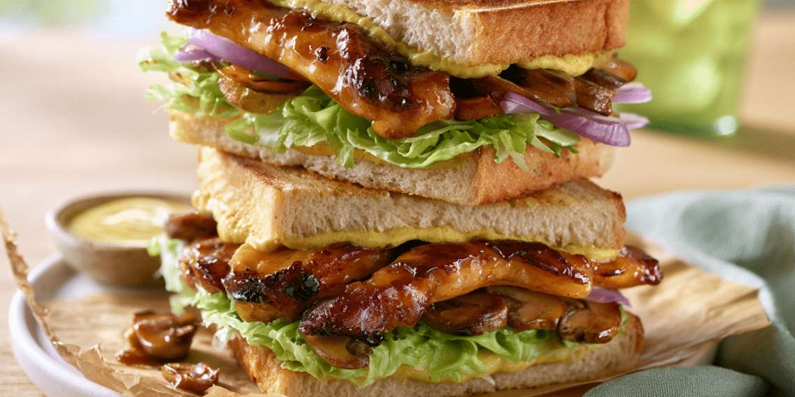 Chicken Teriyaki Sandwich (Ready In 10 Minutes!)
