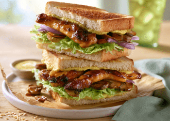 Chicken Teriyaki Sandwich (Ready In 10 Minutes!)